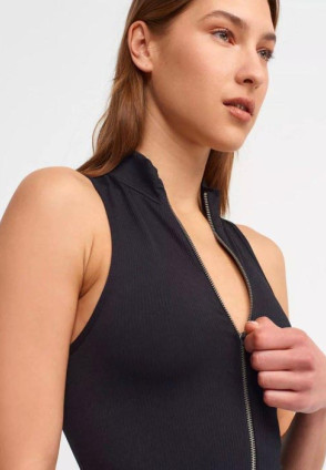 Dilvin Fermuarlı Tulum