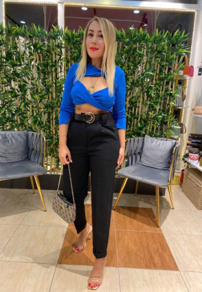 Siyah Havuç Pantolon Kemerli