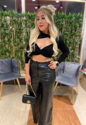 Bol Paça Deri Pantolon