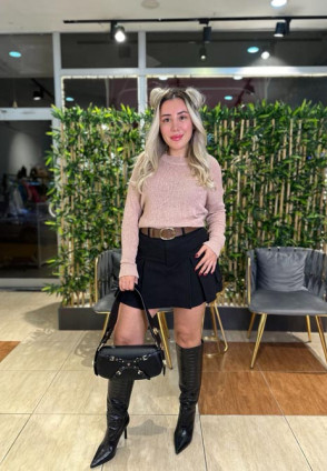 Sütlü Kahve Merserize Bluz