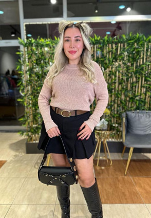 Sütlü Kahve Merserize Bluz