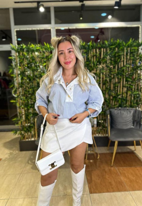 Mavi Çizgili Spor Gömlek